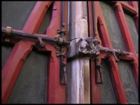 the interior lock on the front door of Sainte-Chapelle